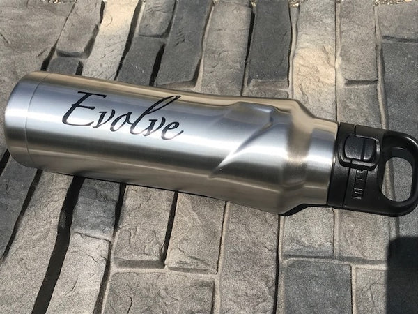 Evolve Stainless Steel Bottle - Silver