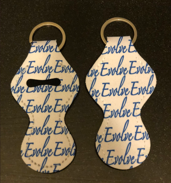 Evolve Chapstick Holder Keychain