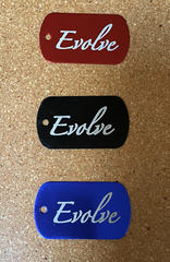 Evolve Dog Tag Keyring