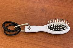 Evolve Travel Hair Brush w/Bands